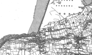 Old Map of Westward Ho!, 1886 - 1887