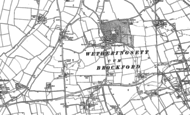 Old Map of Wetheringsett, 1884