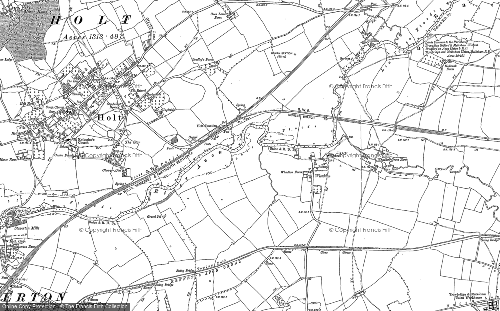 Old Map of Whaddon, 1899 - 1922 in 1899