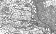 Old Map of Wharncliffe Side, 1891