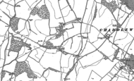 Old Map of Whatcombe, 1898