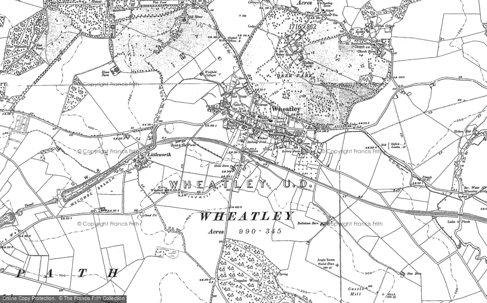 Old Map of Wheatley, 1897 - 1919 in 1897