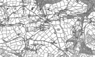 Old Map of Wheddon Cross, 1887 - 1888