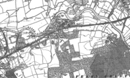 Old Map of Wheldale, 1890