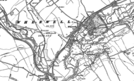 Old Map of Wherwell, 1894