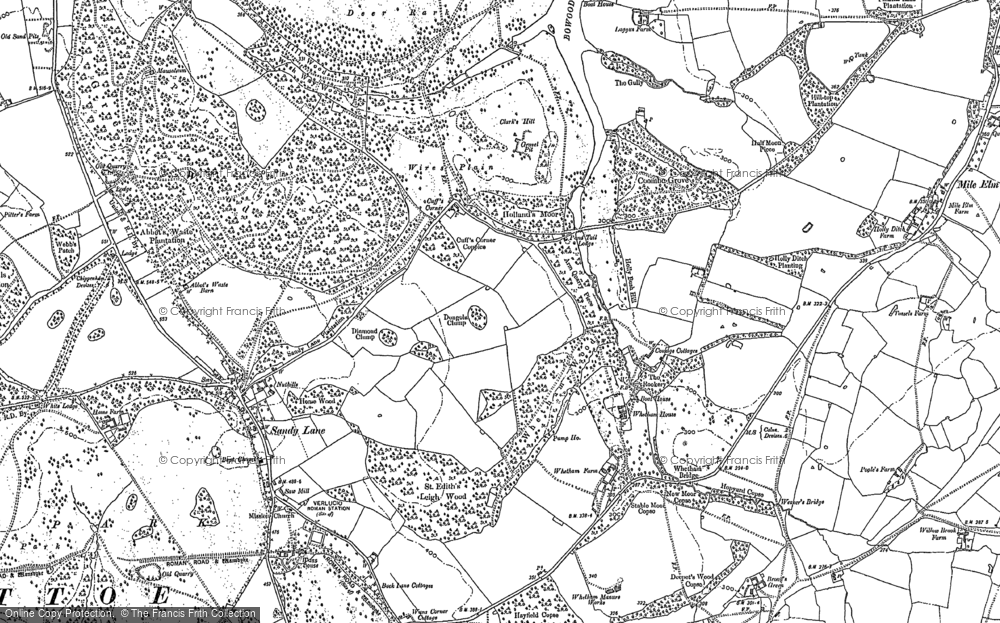 Old Map of Whetham, 1899 in 1899