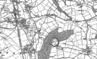 Old Map of Whettleton, 1883