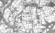 Old Map of Whickham, 1895