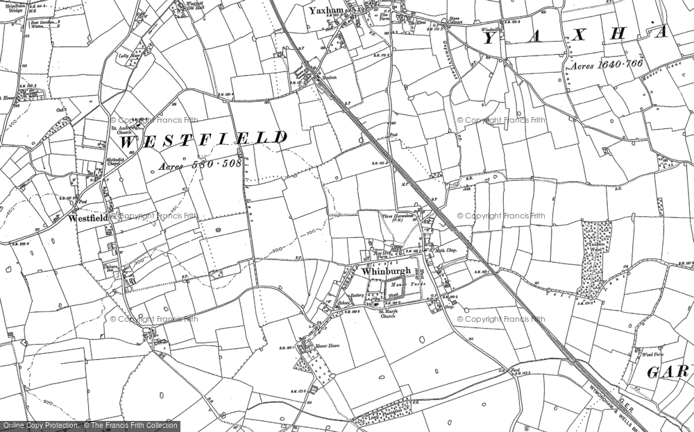 Old Map of Whinburgh, 1882 - 1886 in 1882