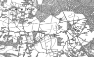 Old Map of Whitchurch Hill, 1910