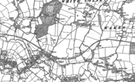 Old Map of White Colne, 1896