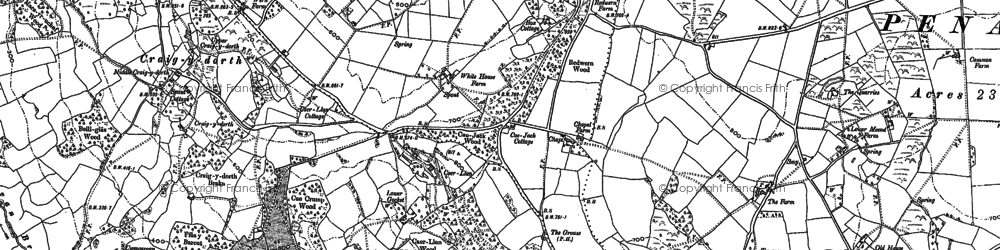 Old map of Lydart Ho in 1900