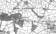 Old Map of Whitelackington, 1886