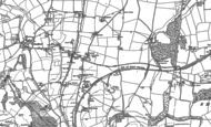 Old Map of Whiteley Bank, 1907