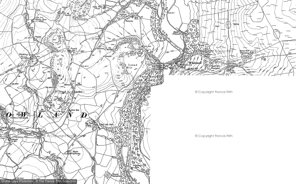 Old Map of Historic Map covering Burholme Br in 1910
