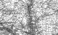 Old Map of Whitewell Bottom, 1891 - 1893