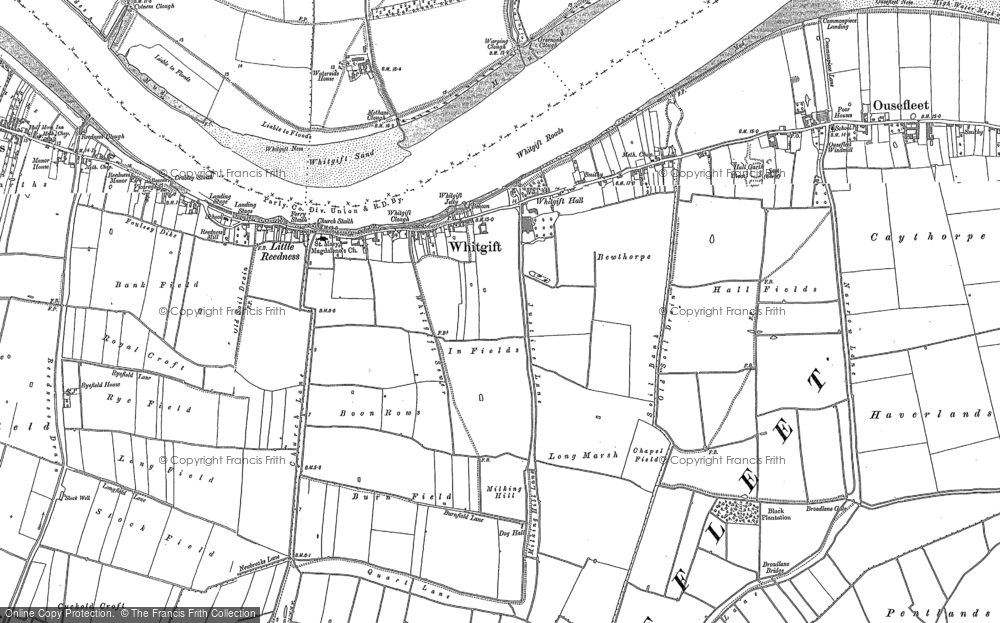 Old Map of Whitgift, 1888 - 1904 in 1888