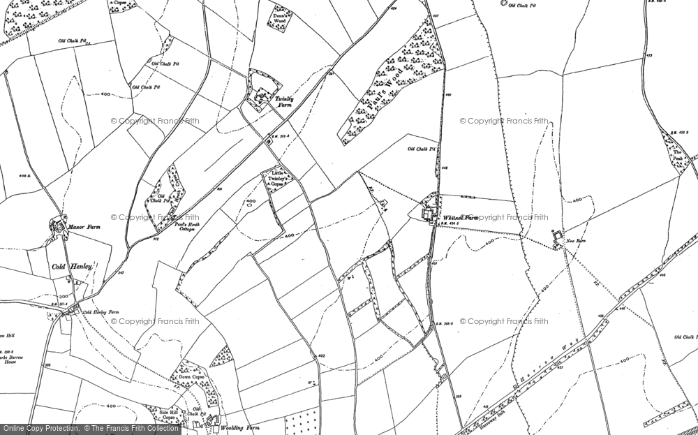 Old Map of Whitnal, 1894 in 1894
