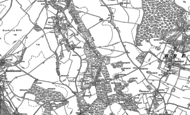 Old Map of Whitsbury Common, 1895