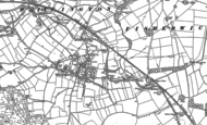 Old Map of Whittington, 1882 - 1900