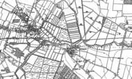 Old Map of Whittington, 1884