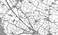 Old Map of Whittington, 1901