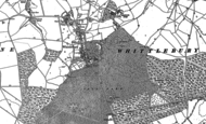 Old Map of Whittlebury, 1883