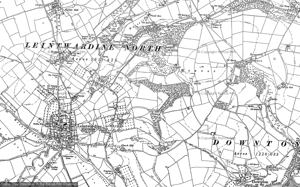 Old Map of Whitton, 1902 in 1902