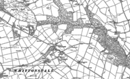 Old Map of Whittonstall, 1895