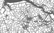 Old Map of Wick St Lawrence, 1902