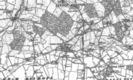 Old Map of Wickham Bishops, 1895