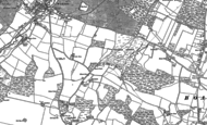 Old Map of Wickham Common, 1895