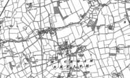 Old Map of Wickham Skeith, 1884 - 1885