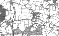 Old Map of Widdington, 1896