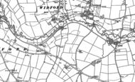 Old Map of Widford, 1889 - 1898
