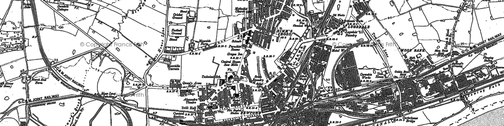 Old map of Kingsway in 1894