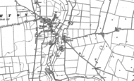 Old Map of Wighton, 1886