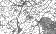 Old Map of Willand, 1887