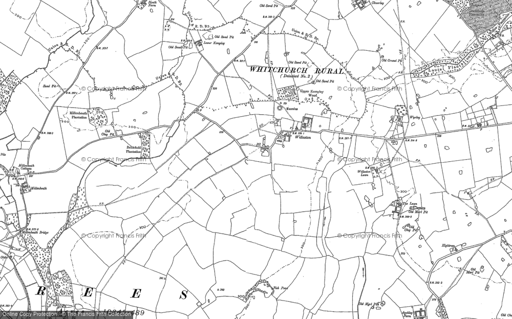 Old Map of Willaston, 1879 - 1880 in 1879