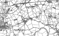 Old Map of Willersley, 1886