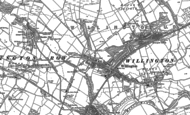 Old Map of Willington, 1896