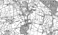 Old Map of Willington Corner, 1897