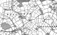 Old Map of Willisham, 1884