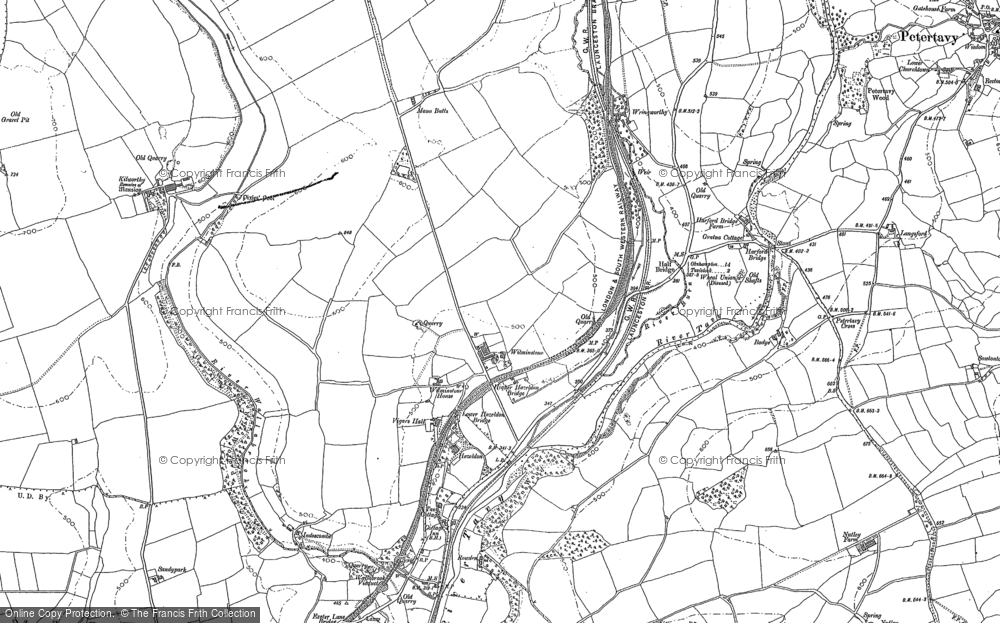 Old Map of Wilminstone, 1883 - 1905 in 1883
