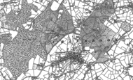 Old Map of Wilsley Green, 1895 - 1907