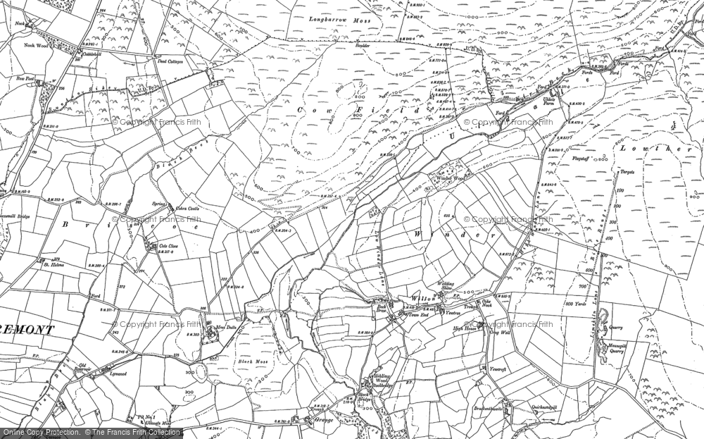 Old Map of Wilton, 1898 - 1923 in 1898