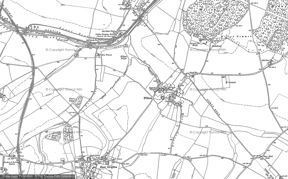 Old Map of Wilton, 1899 - 1922 in 1899
