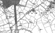 Old Map of Wimpole, 1886
