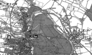 Old Map of Windsor Castle, 1910