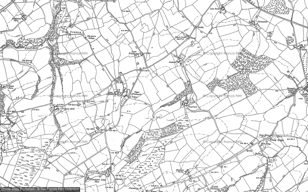 Old Map of Winnington, 1901 in 1901